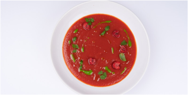 Vegánske gazpacho s melónom